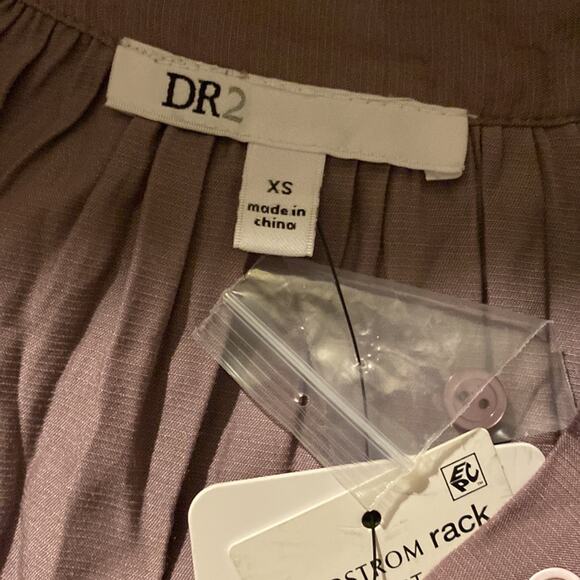 DR2 Long Sleeve Top Light Purple Casual Shirt Size Raglan Mock Turtleneck XS - Picture 5 of 6